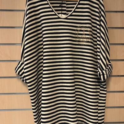 Pull, tunique, marinière grande taille.