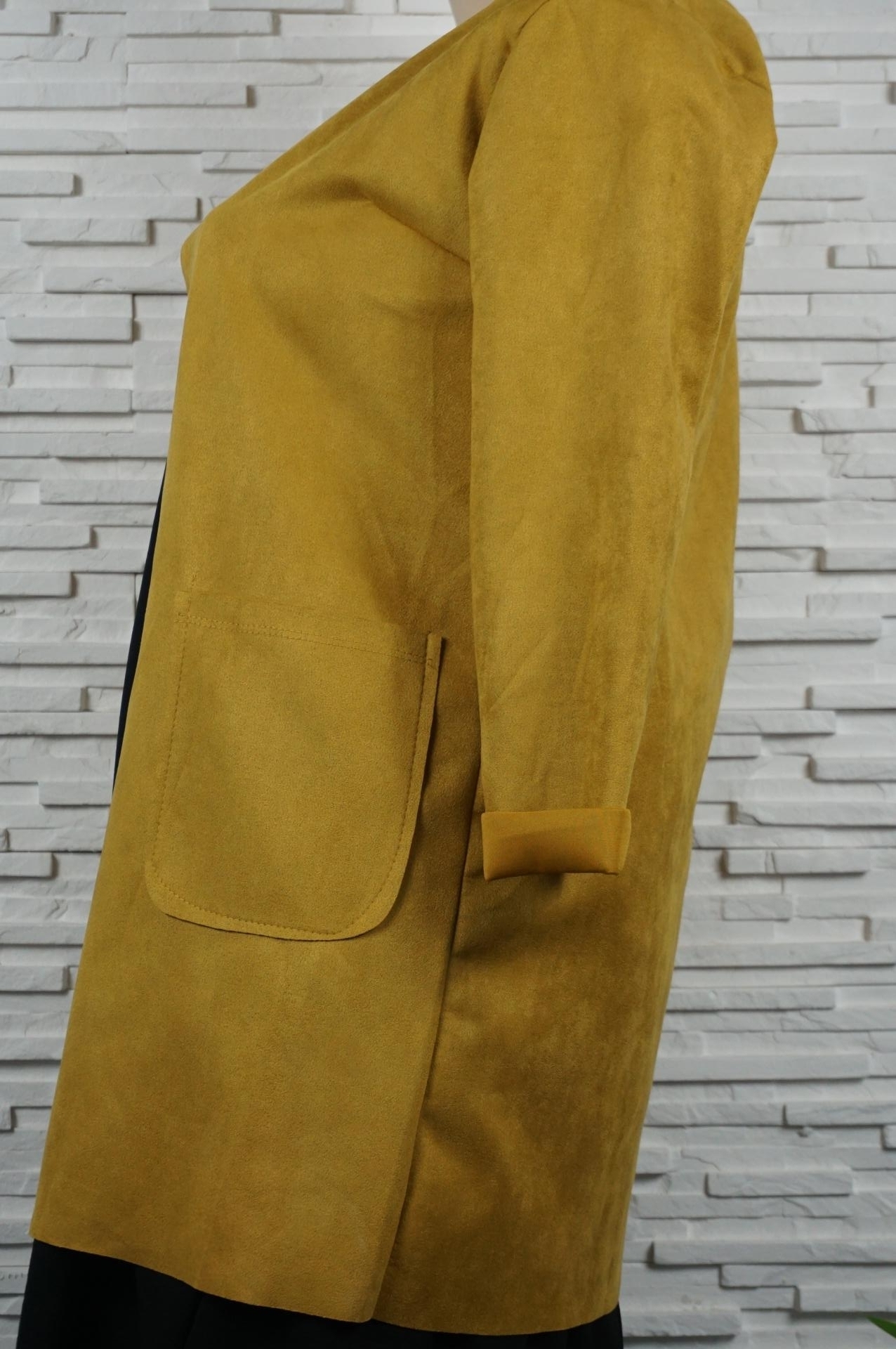 Veste 3/4 en suédine