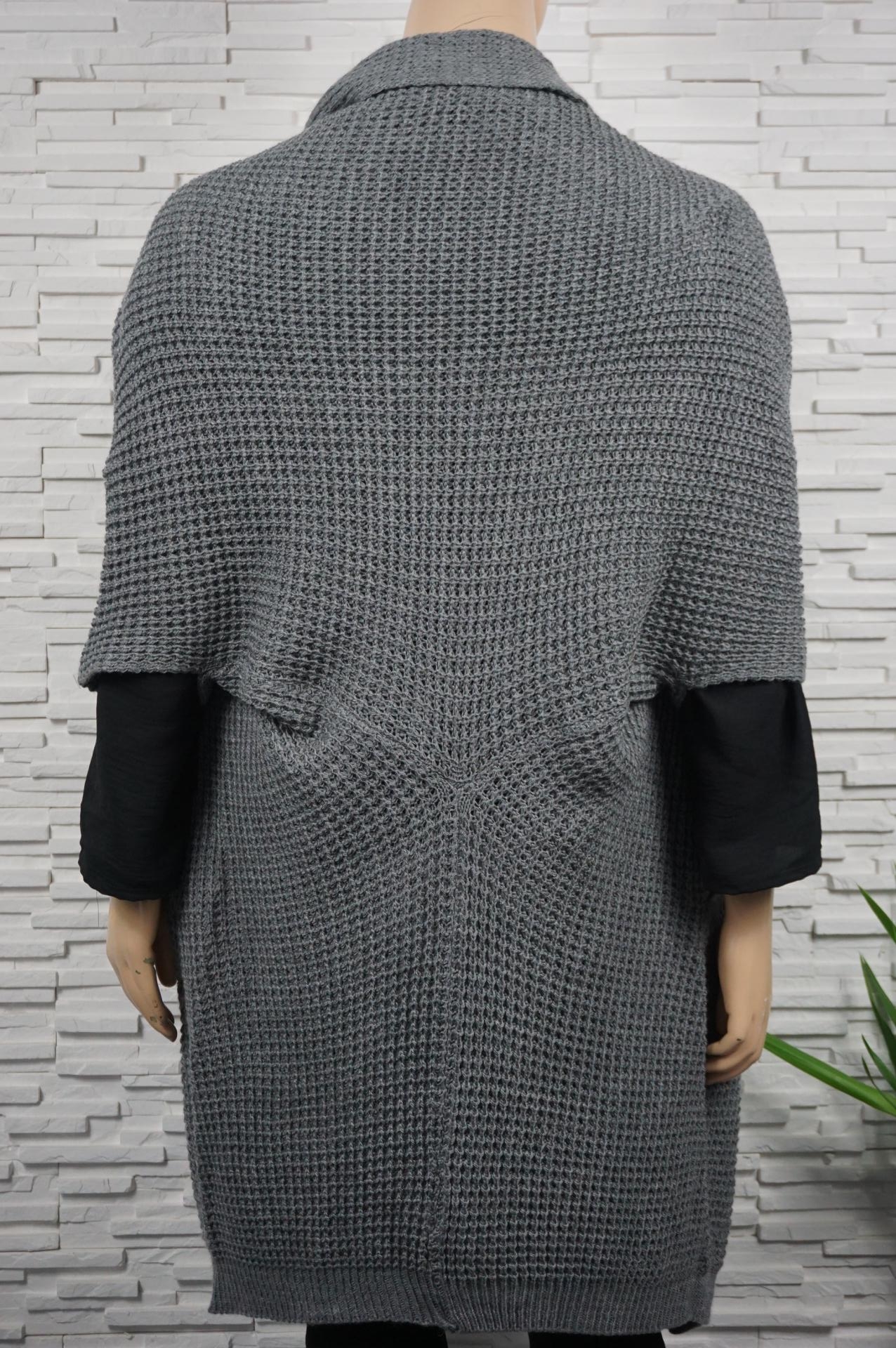 gilet très long avec poches