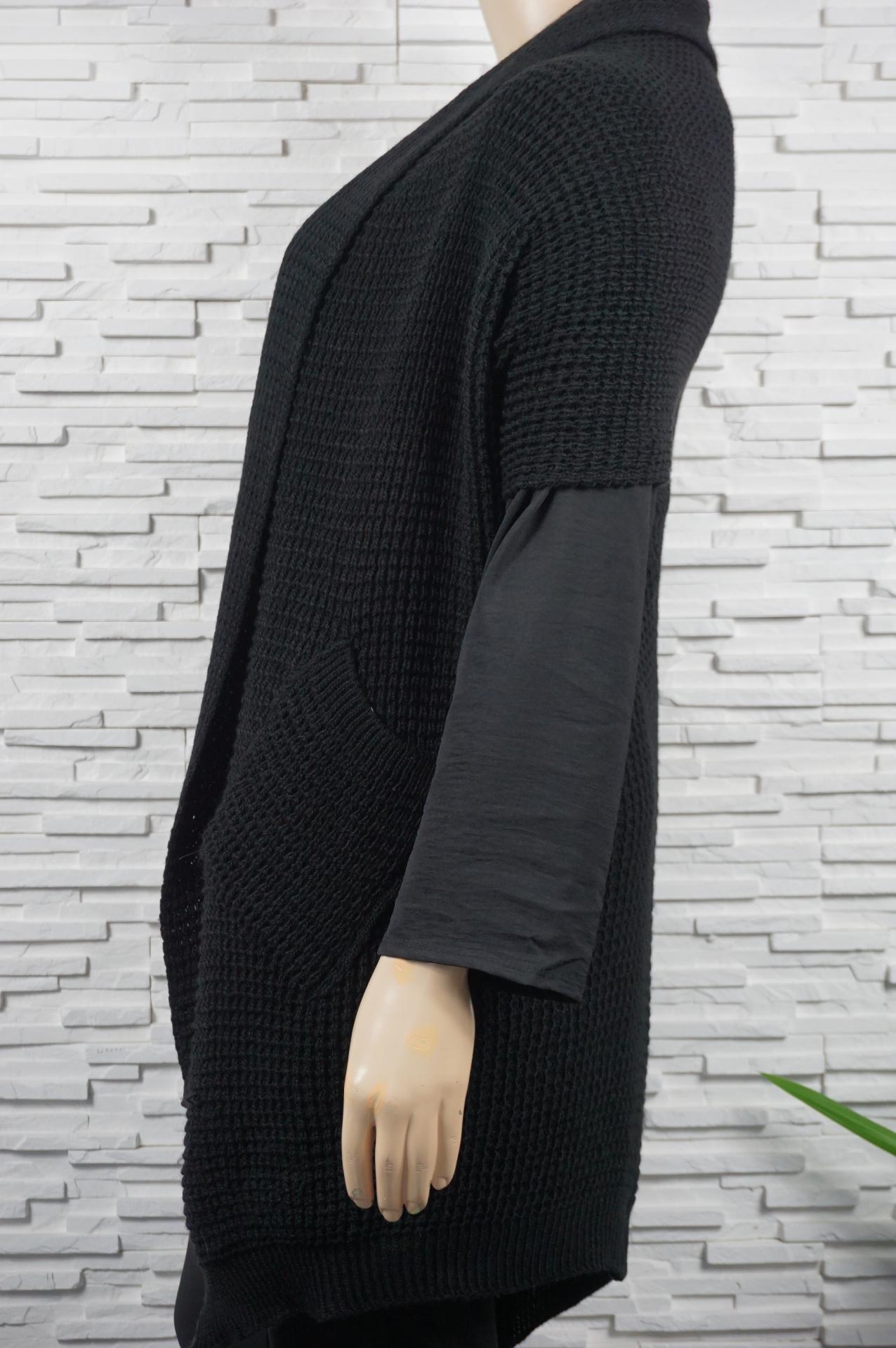 gilet très long avec poches