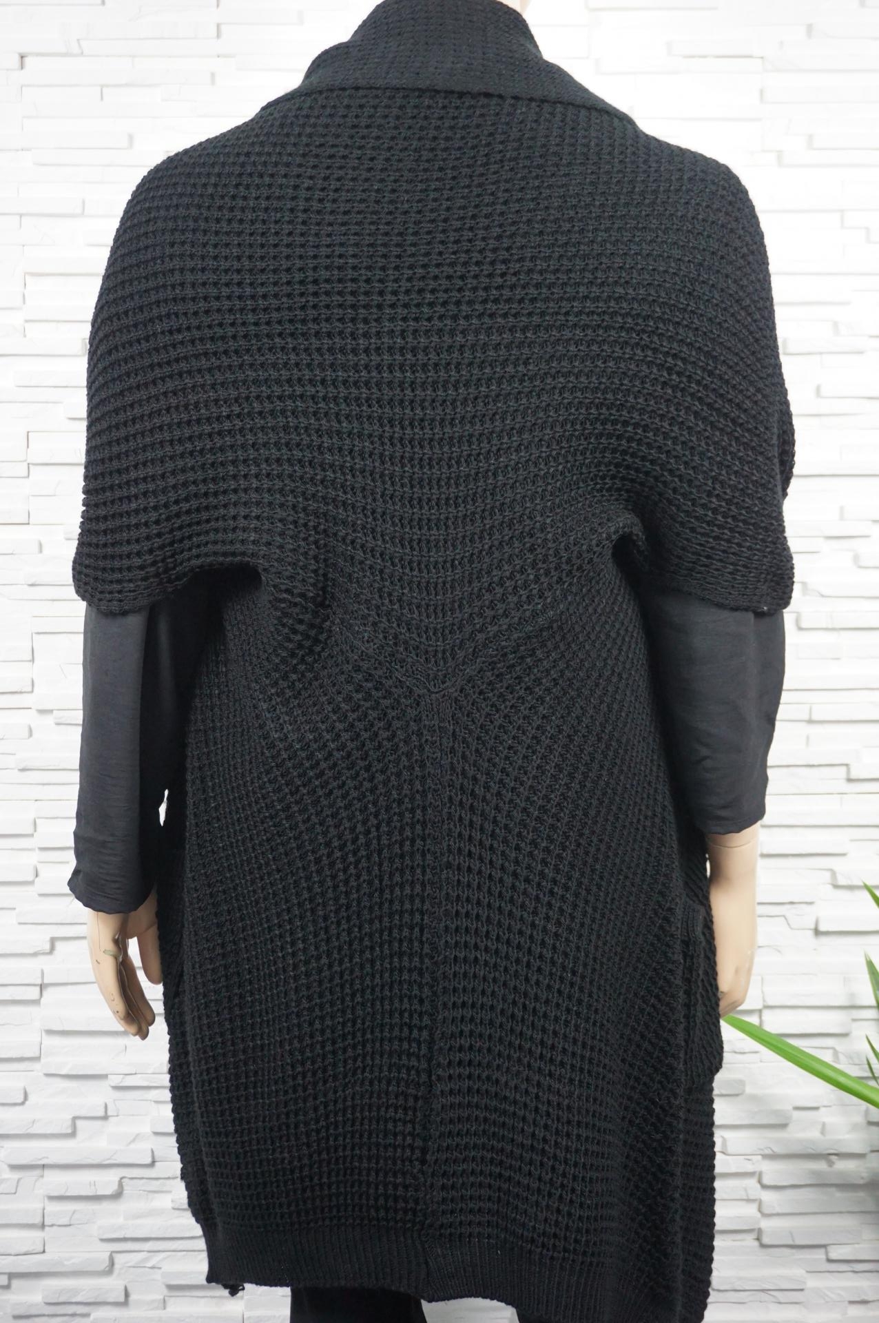 gilet très long avec poches