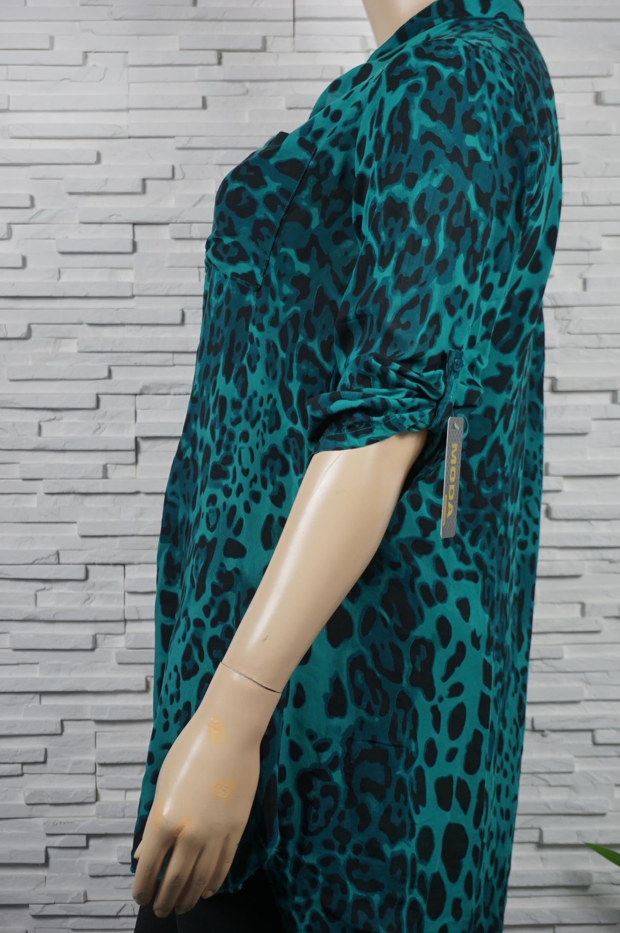 robe/chemise coton iprimé leopard