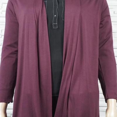 Gilet léger uni 3/4.