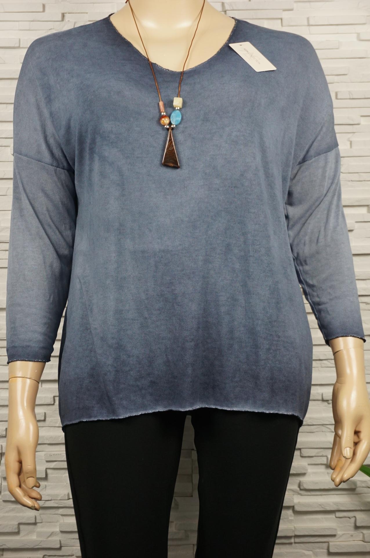 Tunique, t-shirt tie and dye uni avec collier.