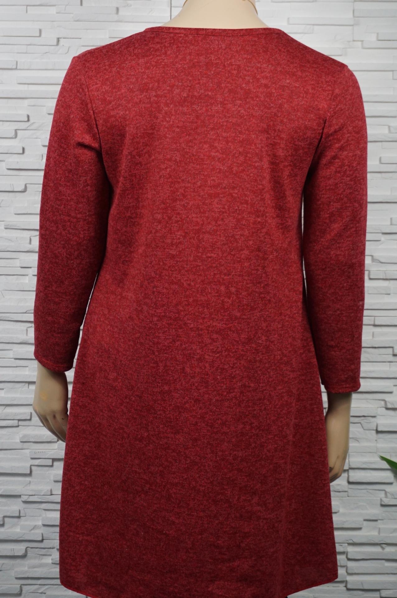 Robe plissée 3/4.