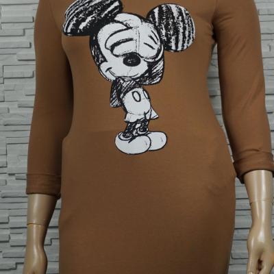 Robe, sweat, tunique longue Mickey.