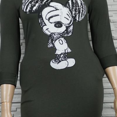 Robe, sweat, tunique longue Mickey.