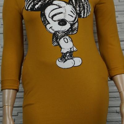 Robe, sweat, tunique longue Mickey.