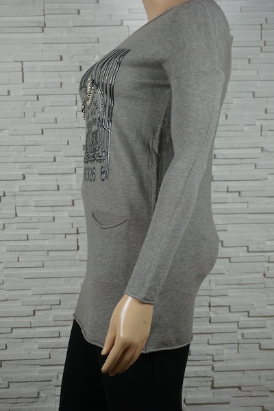 Pull long a motif elephant avec perles 312 1